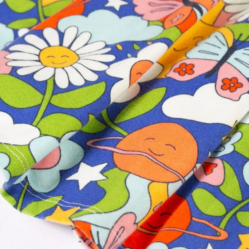 Frugi Sofia Skater Dress - Long Sleeve - Retro Happy