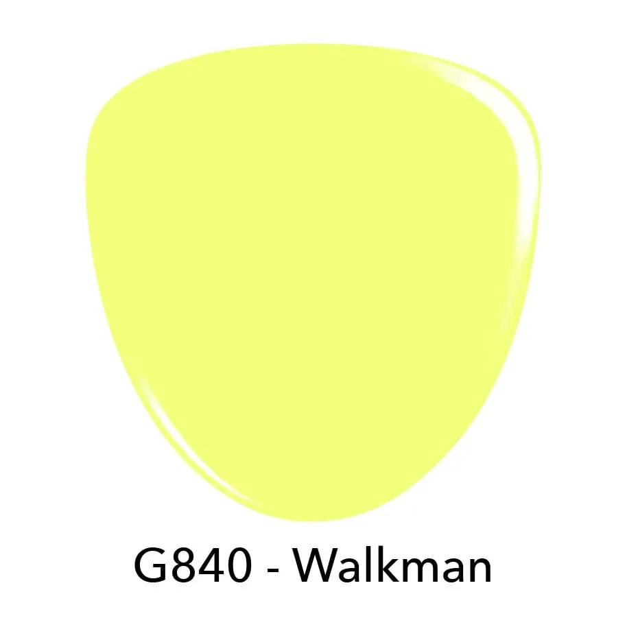 G840 Walkman Yellow Creme Gel Polish
