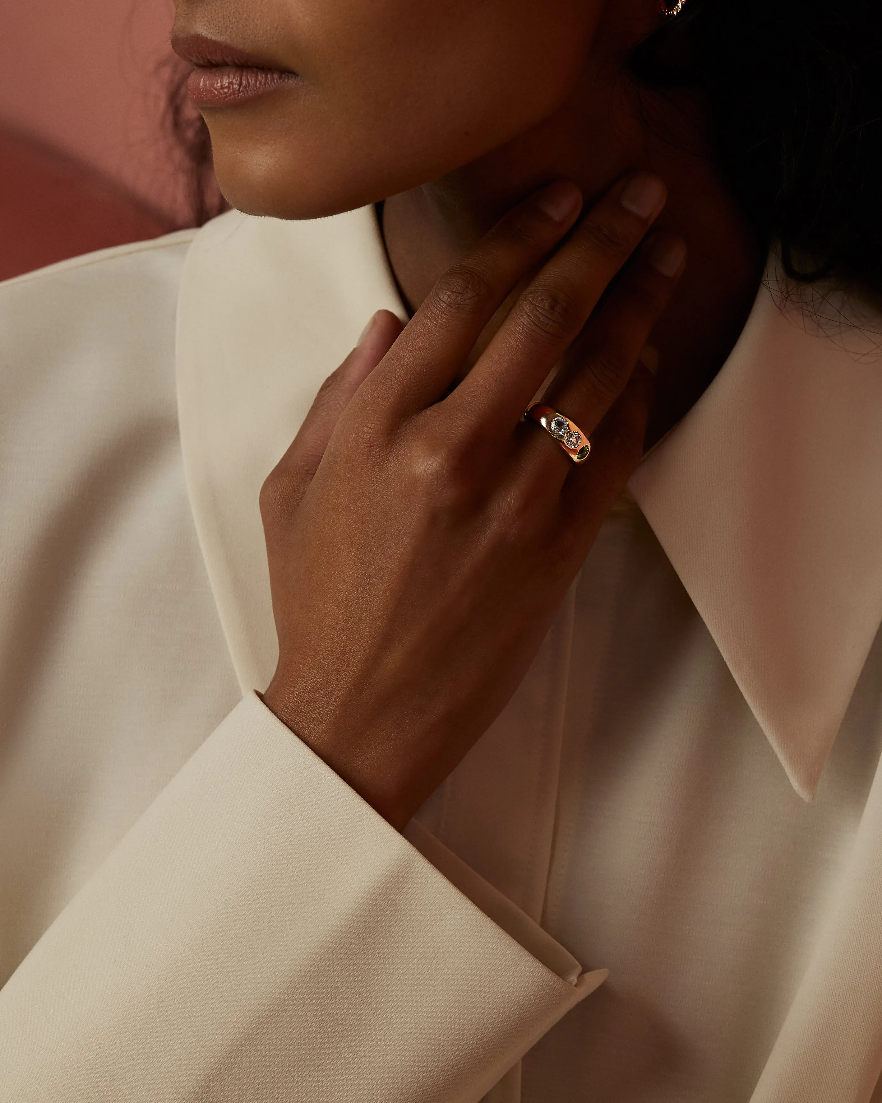 Gemma Ring Aqua