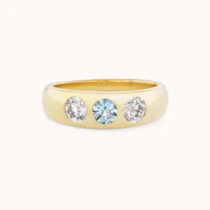 Gemma Ring Aqua