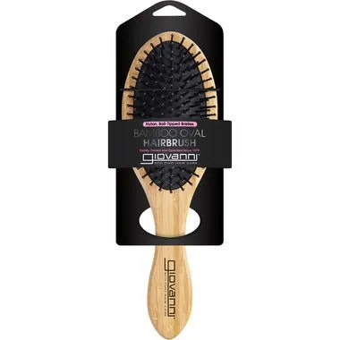 Giovanni Bamboo Oval Hair Brush