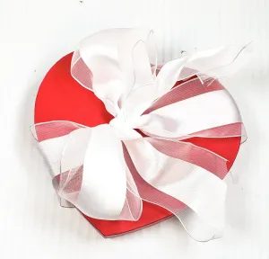 Gorgeous Iridescent and Fuchsia Pink Hearts Suncatcher, Valentine's Day Gift Boxed