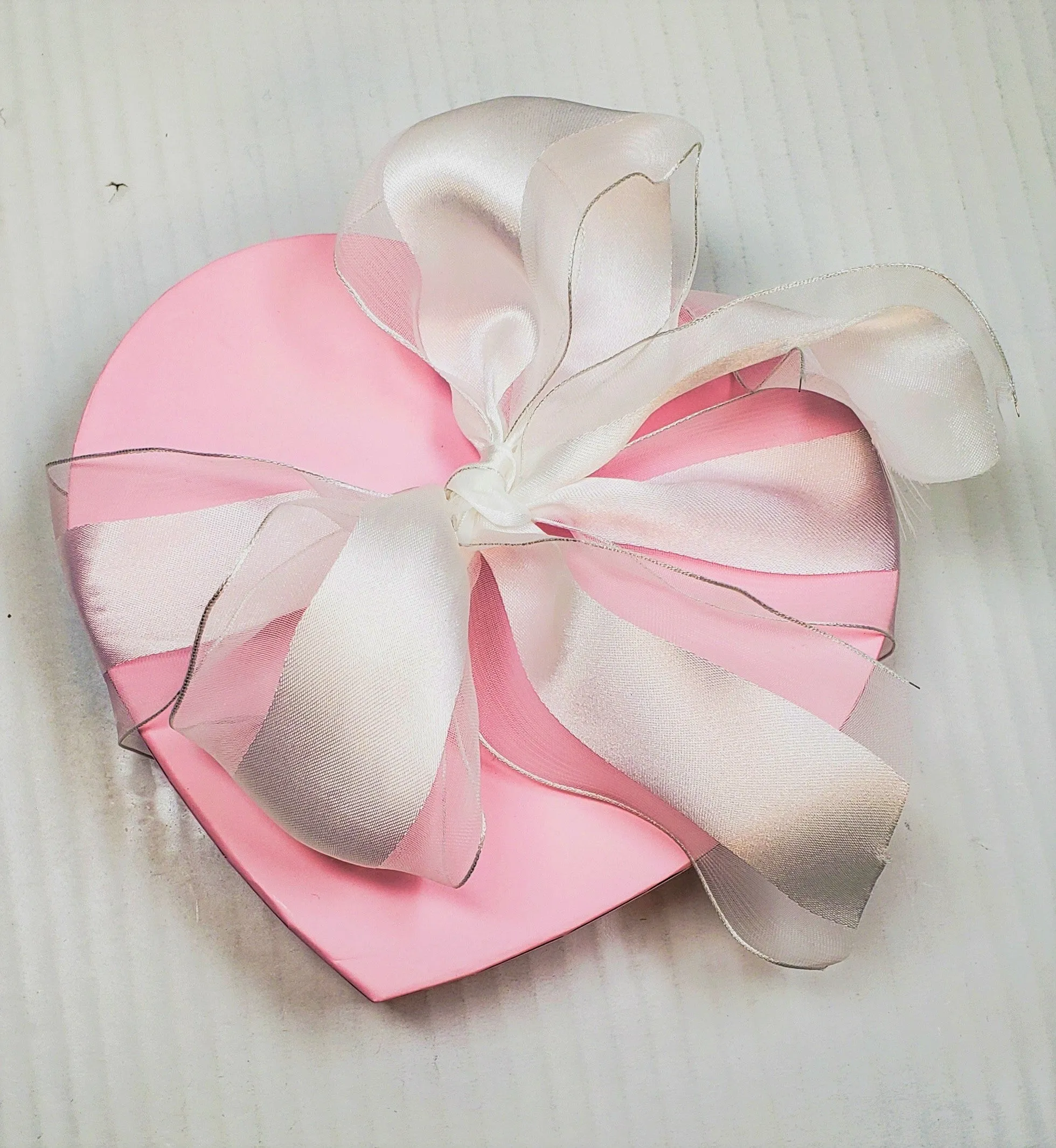 Gorgeous Iridescent and Fuchsia Pink Hearts Suncatcher, Valentine's Day Gift Boxed