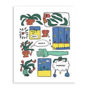 Grow or GO | A plant story 8x10 Art Print