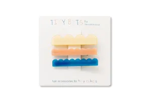 Haarclip 3er Set "Waves Retro"