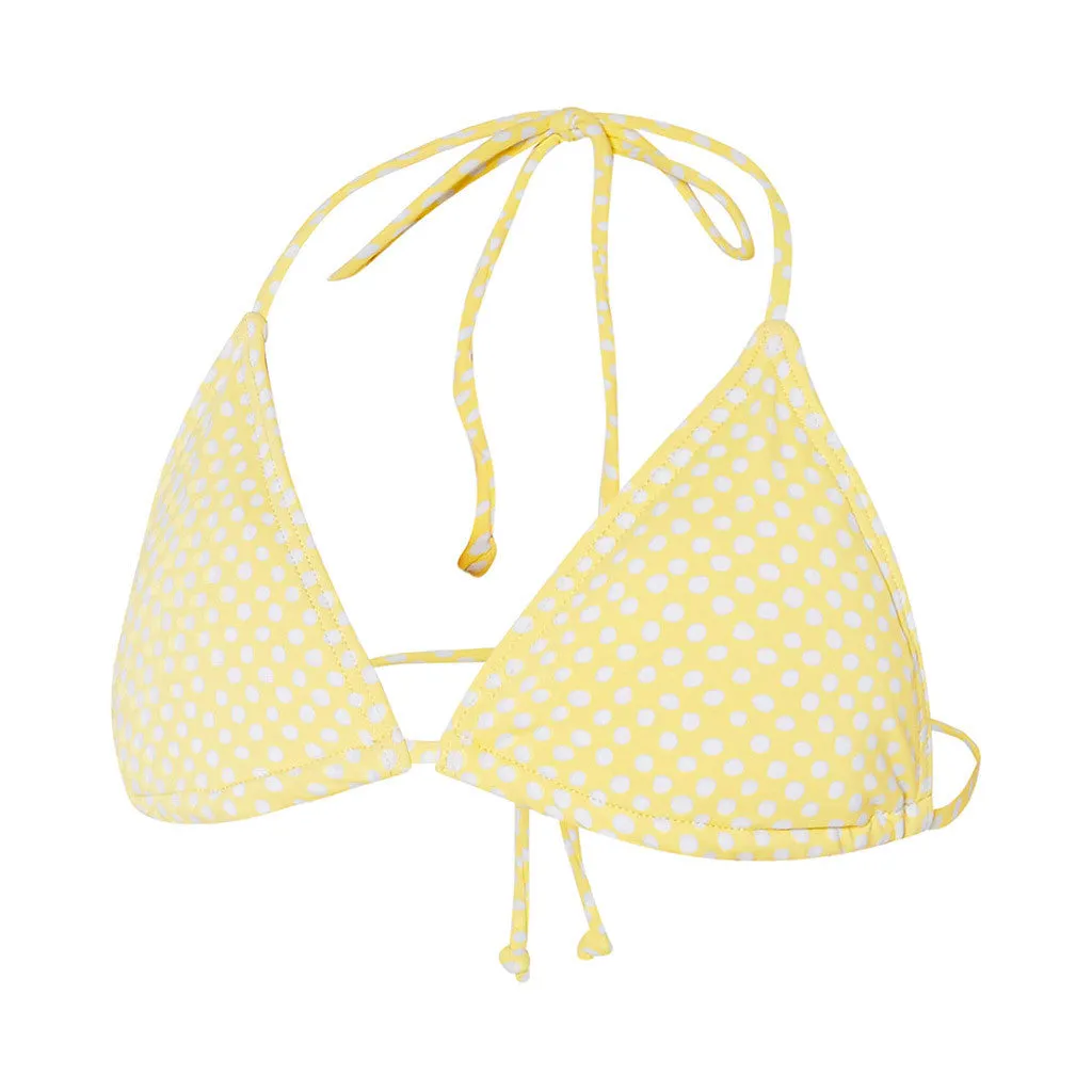 Hamptons Girls Bikini Top - Lemon Sorbet