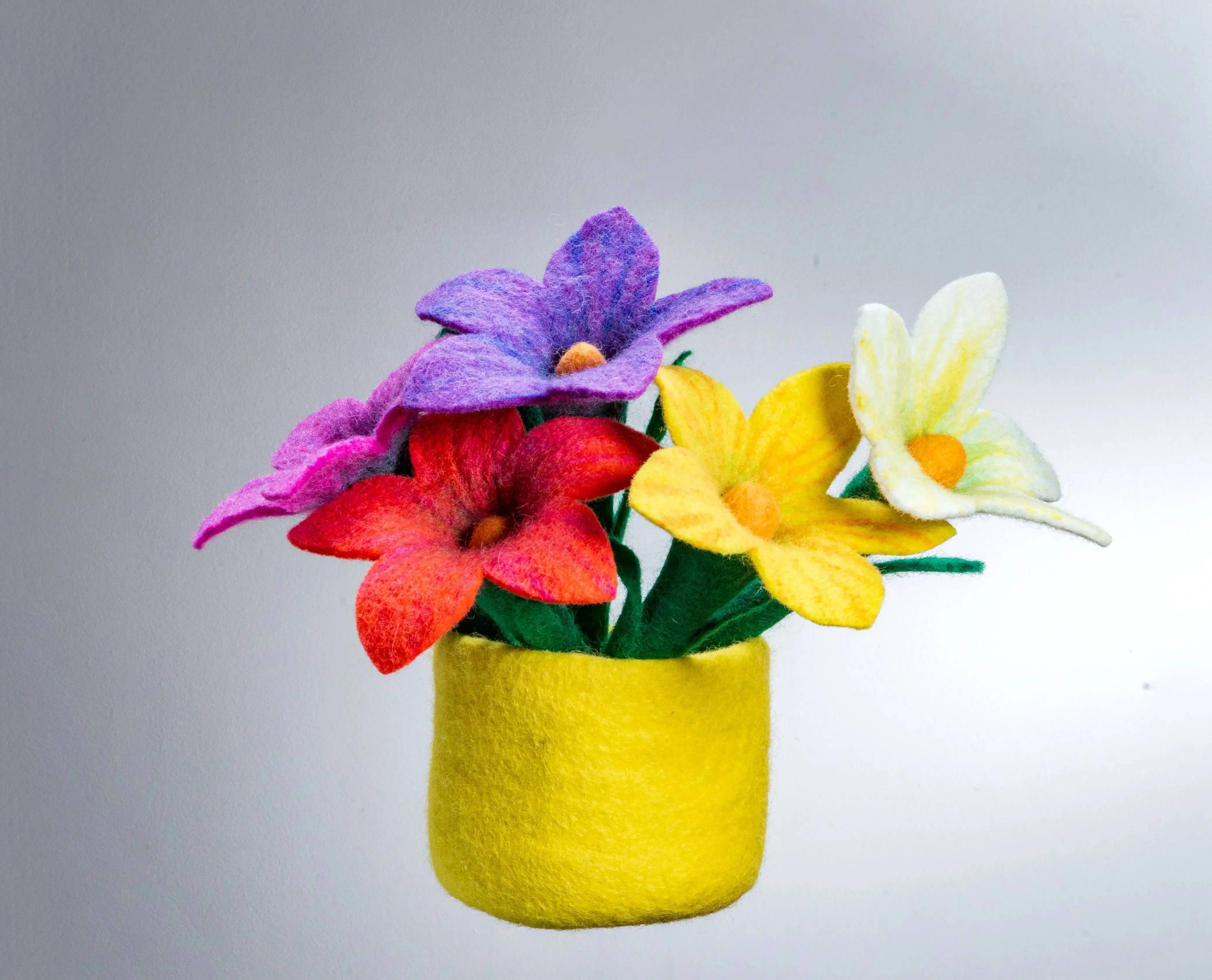 Handcrafted Felt Flowers Add Nature's Grace to Your Space