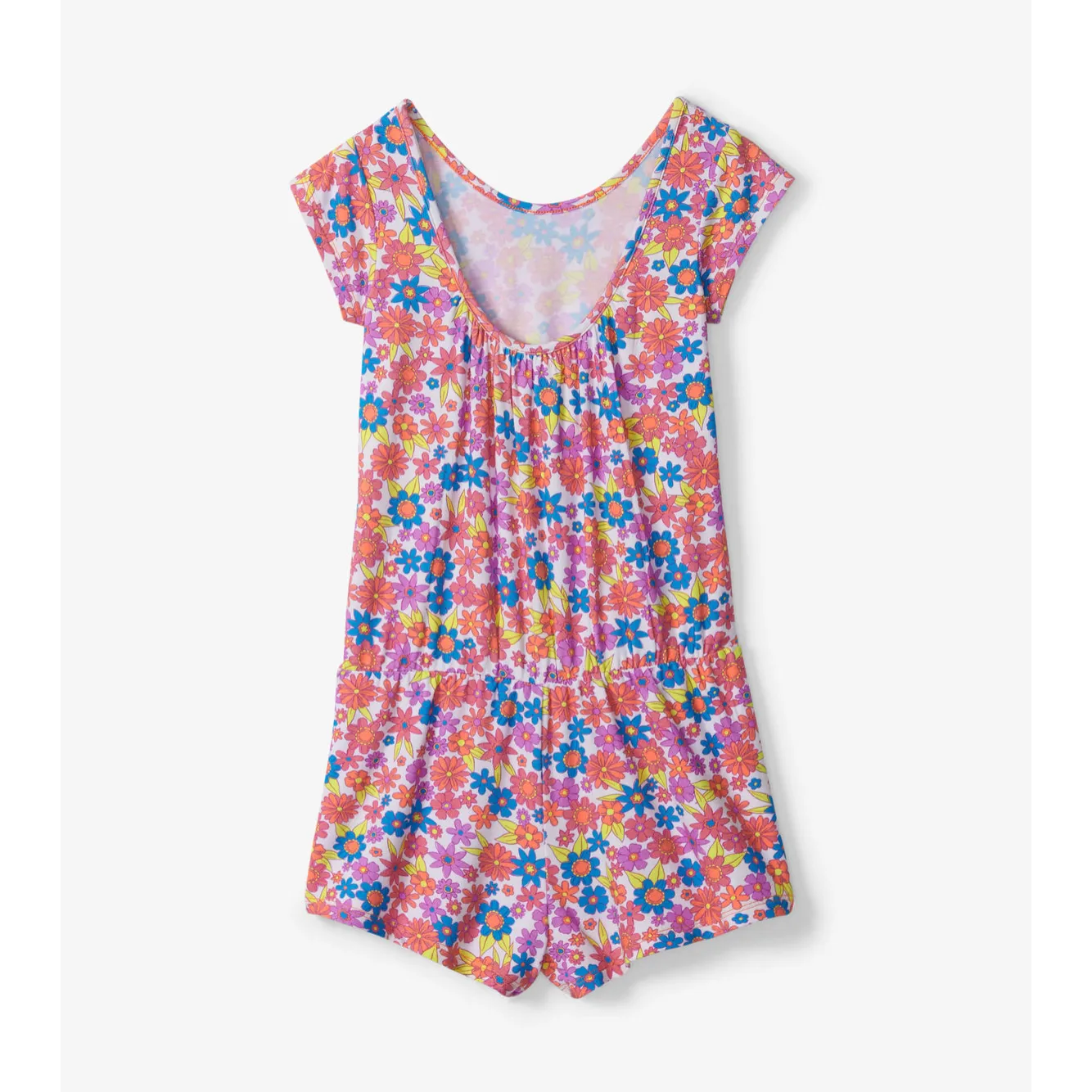 Hatley Retro Floral Romper - White