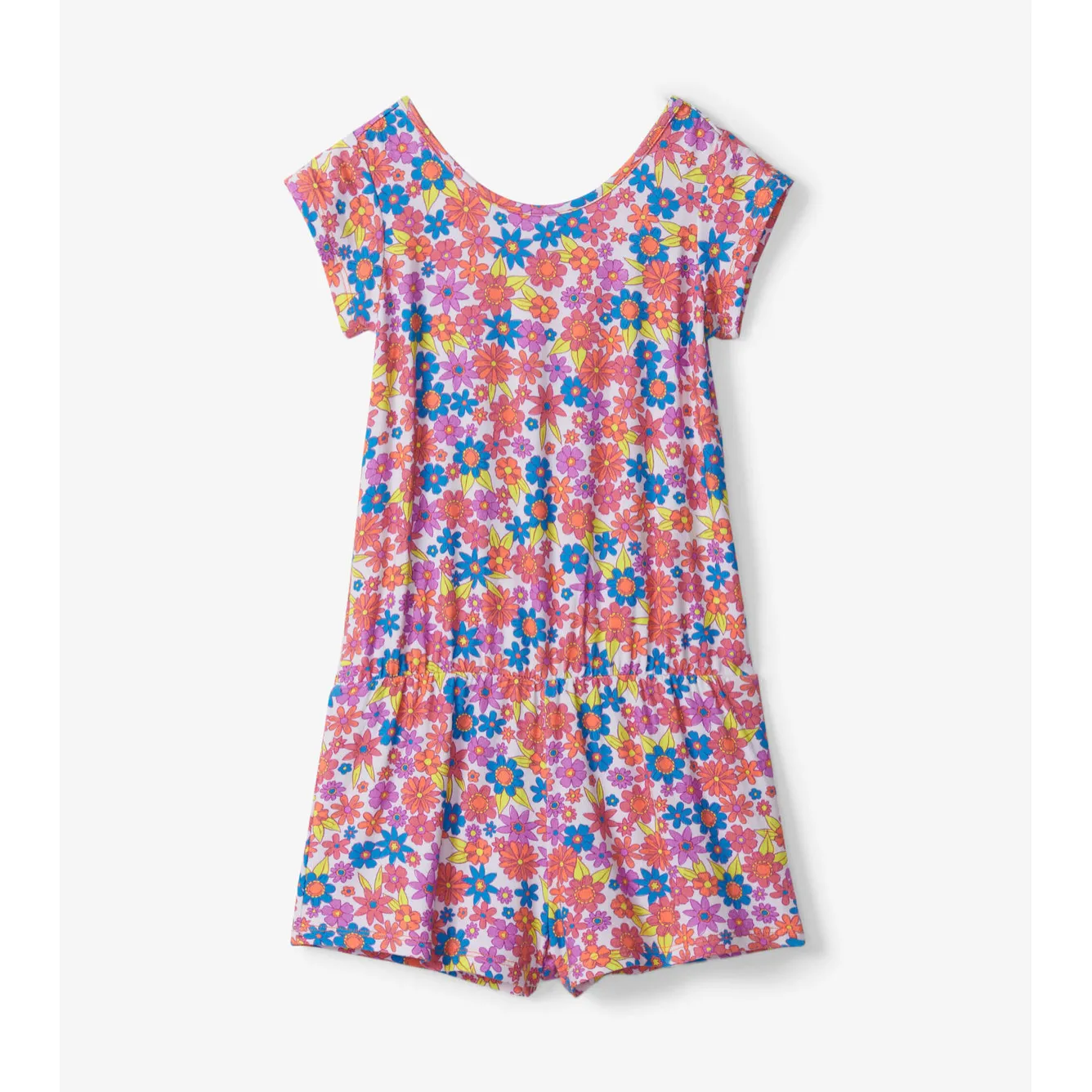 Hatley Retro Floral Romper - White