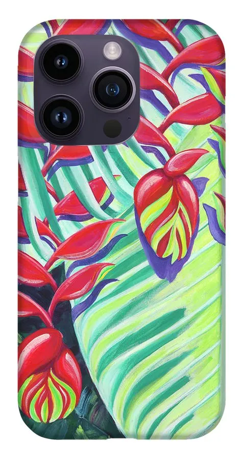Heliconia Weave - Phone Case