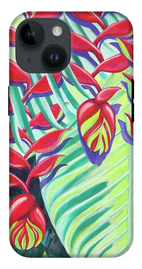 Heliconia Weave - Phone Case