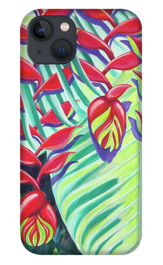 Heliconia Weave - Phone Case