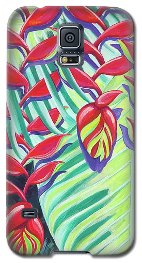 Heliconia Weave - Phone Case