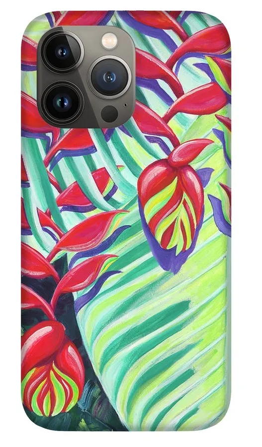 Heliconia Weave - Phone Case