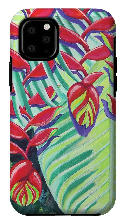 Heliconia Weave - Phone Case