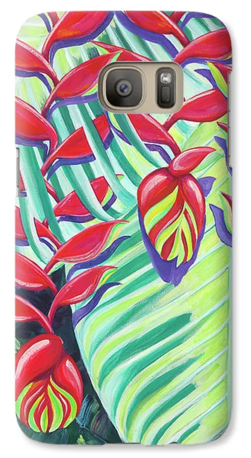 Heliconia Weave - Phone Case