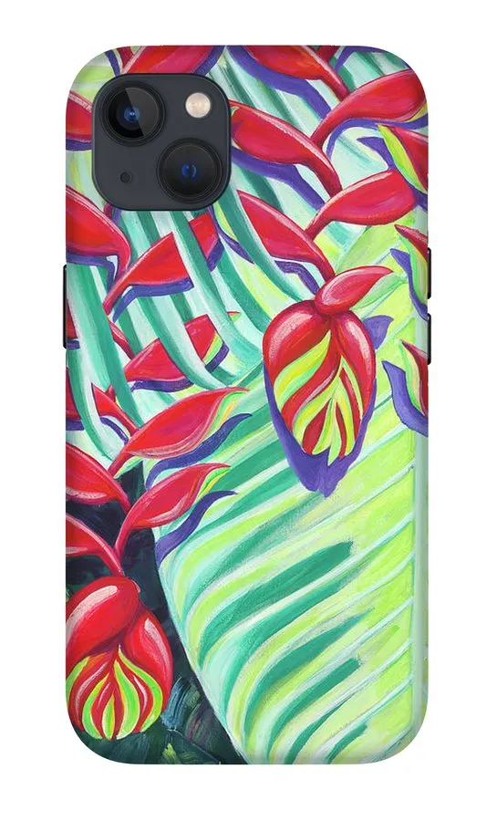 Heliconia Weave - Phone Case