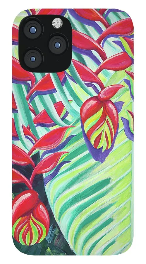 Heliconia Weave - Phone Case