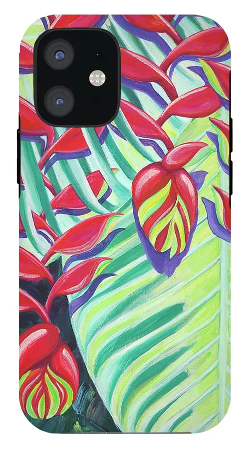 Heliconia Weave - Phone Case