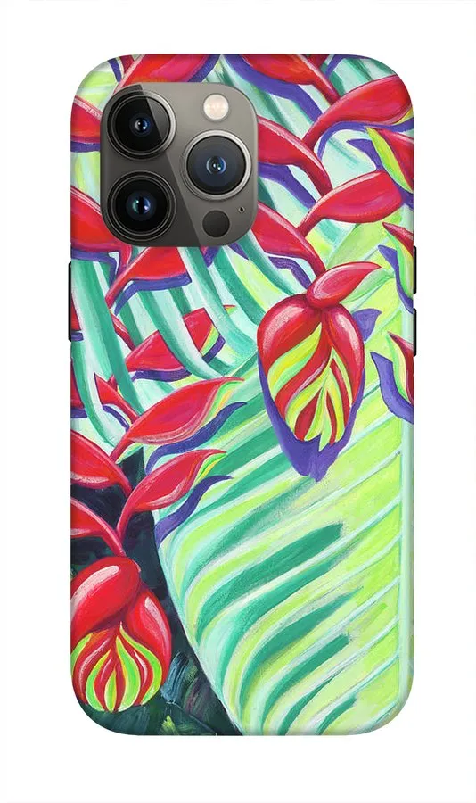 Heliconia Weave - Phone Case