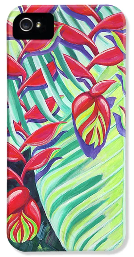 Heliconia Weave - Phone Case