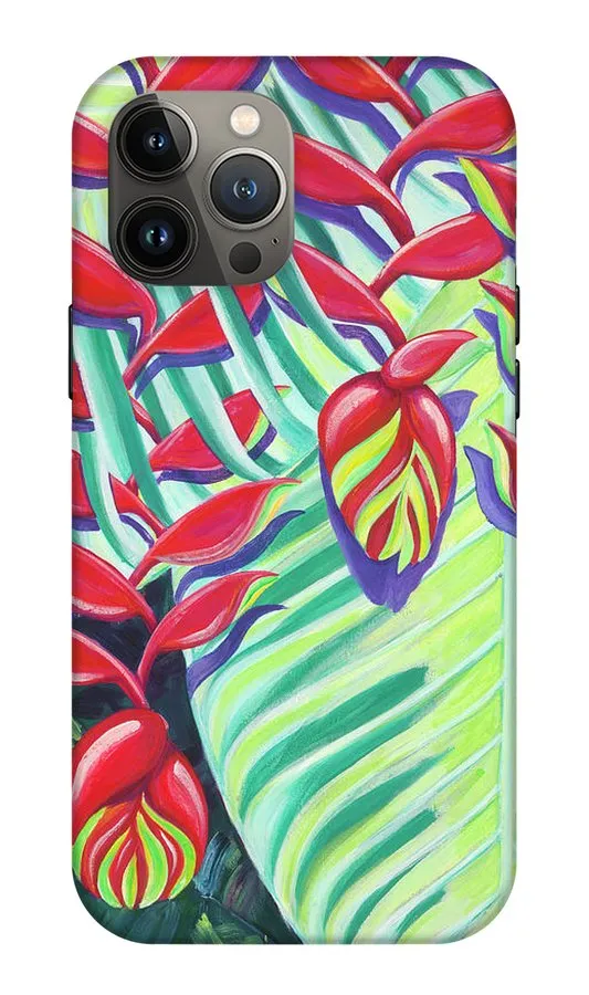 Heliconia Weave - Phone Case