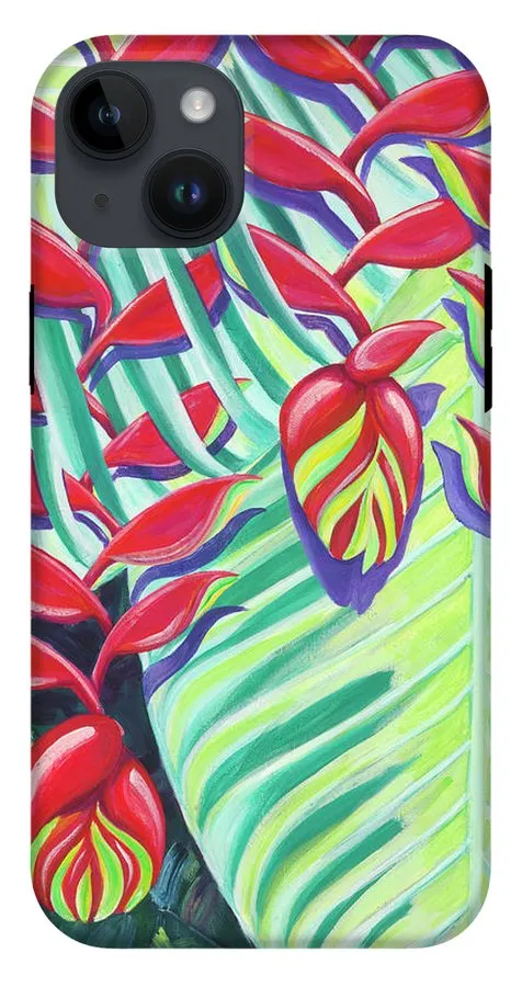 Heliconia Weave - Phone Case