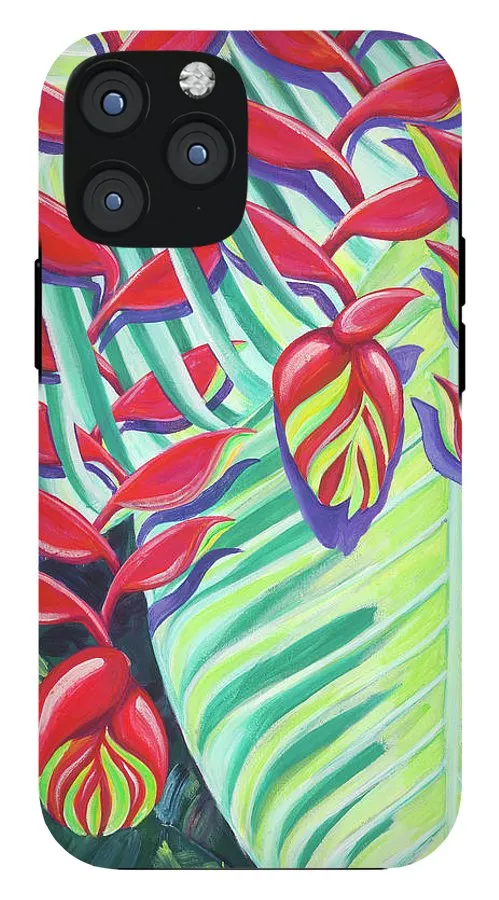 Heliconia Weave - Phone Case