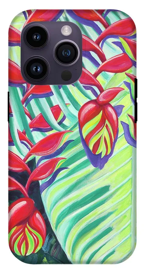 Heliconia Weave - Phone Case