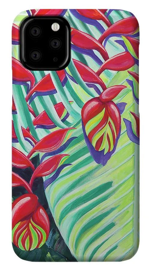 Heliconia Weave - Phone Case