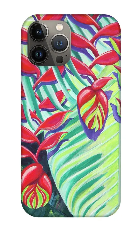 Heliconia Weave - Phone Case