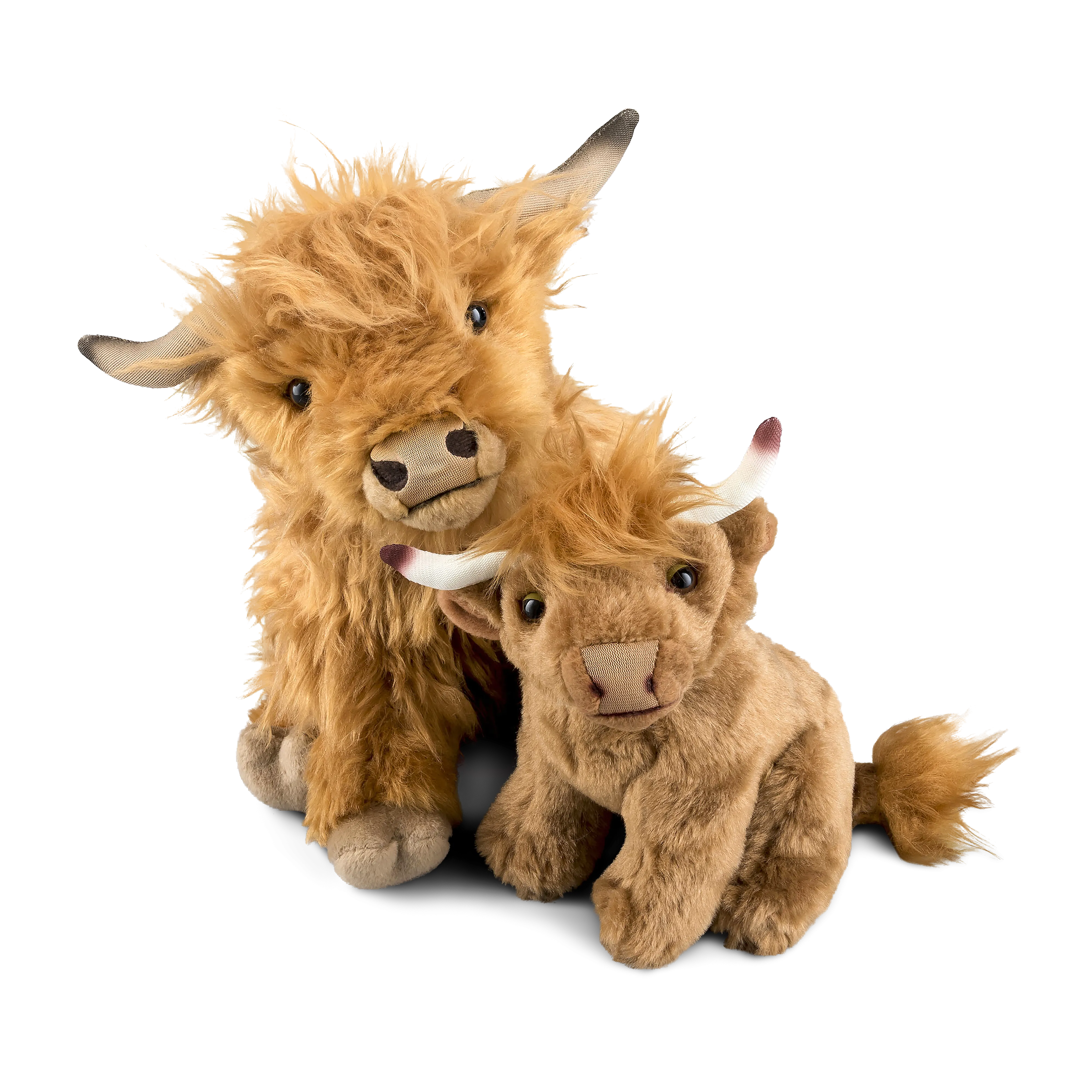 Highland Cow Parent & Calf Set