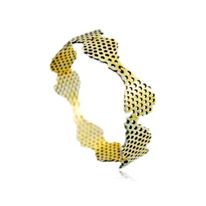 Honeycomb Bracelet Gold