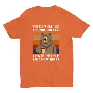 I Drink Coffee Printed T-shirt
