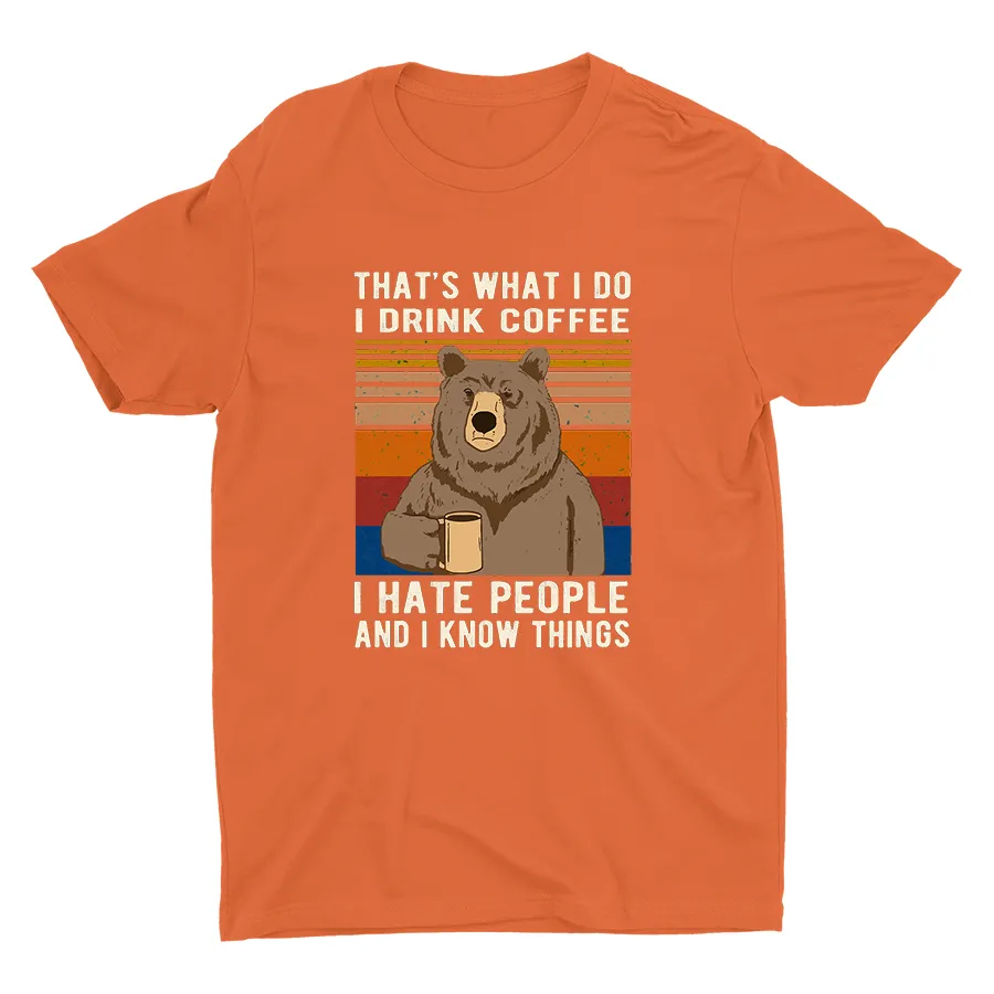 I Drink Coffee Printed T-shirt