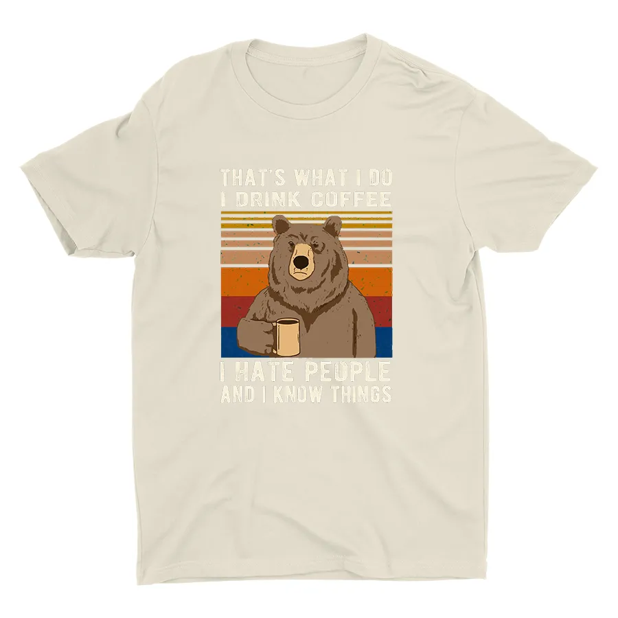 I Drink Coffee Printed T-shirt