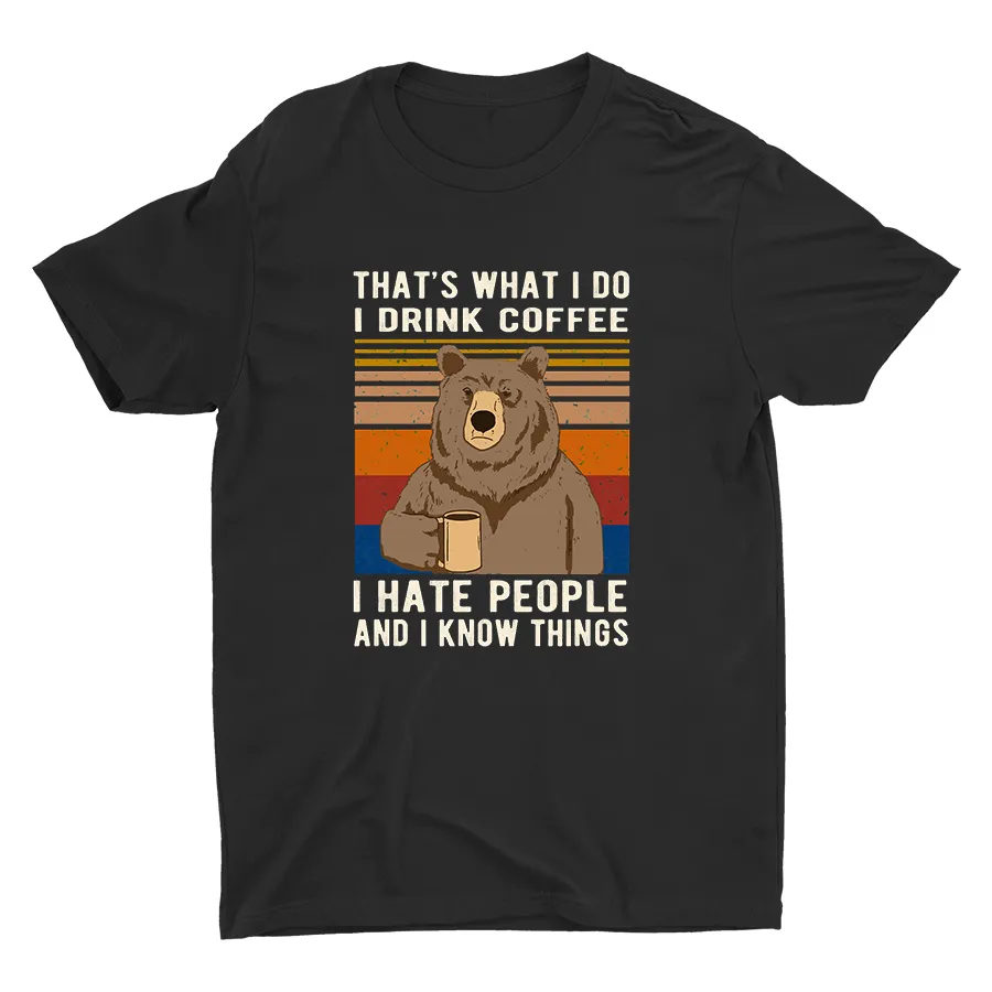 I Drink Coffee Printed T-shirt