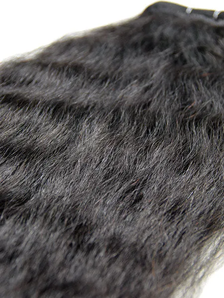Indian Remy Kinky Wave Human Hair Extensions - Wefted Hair 22"