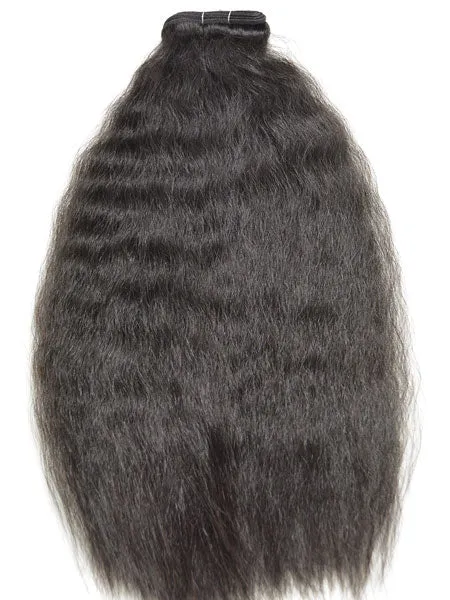 Indian Remy Kinky Wave Human Hair Extensions - Wefted Hair 22"