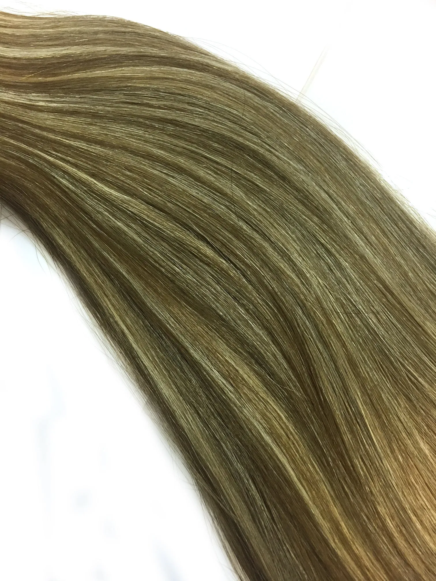 Indian Remy Silky Straight Human Hair Extensions - Wefted Hair 10"