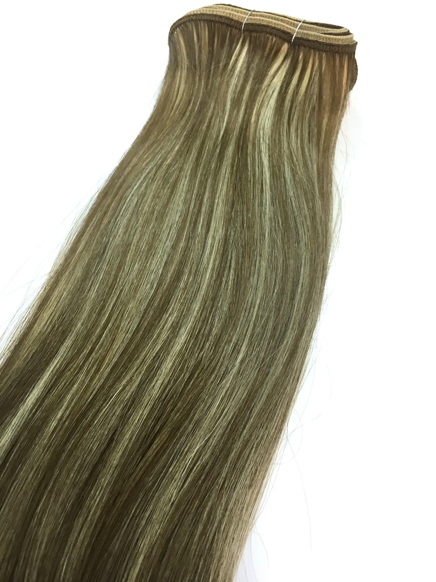Indian Remy Silky Straight Human Hair Extensions - Wefted Hair 10"