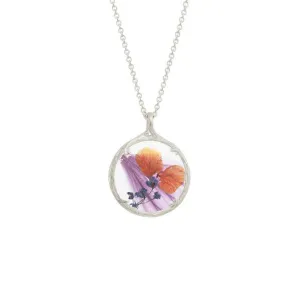 Indigo Dreams Necklace in Silver Plate