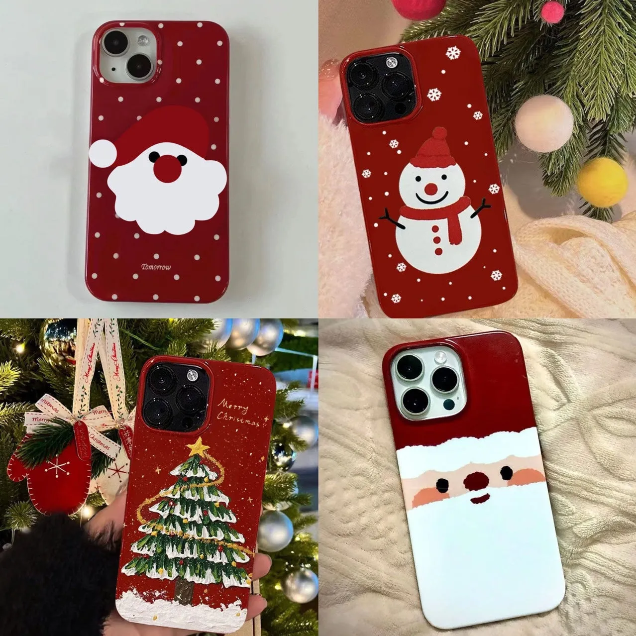 INSTOCK-Santa Claus Apple mobile phone case