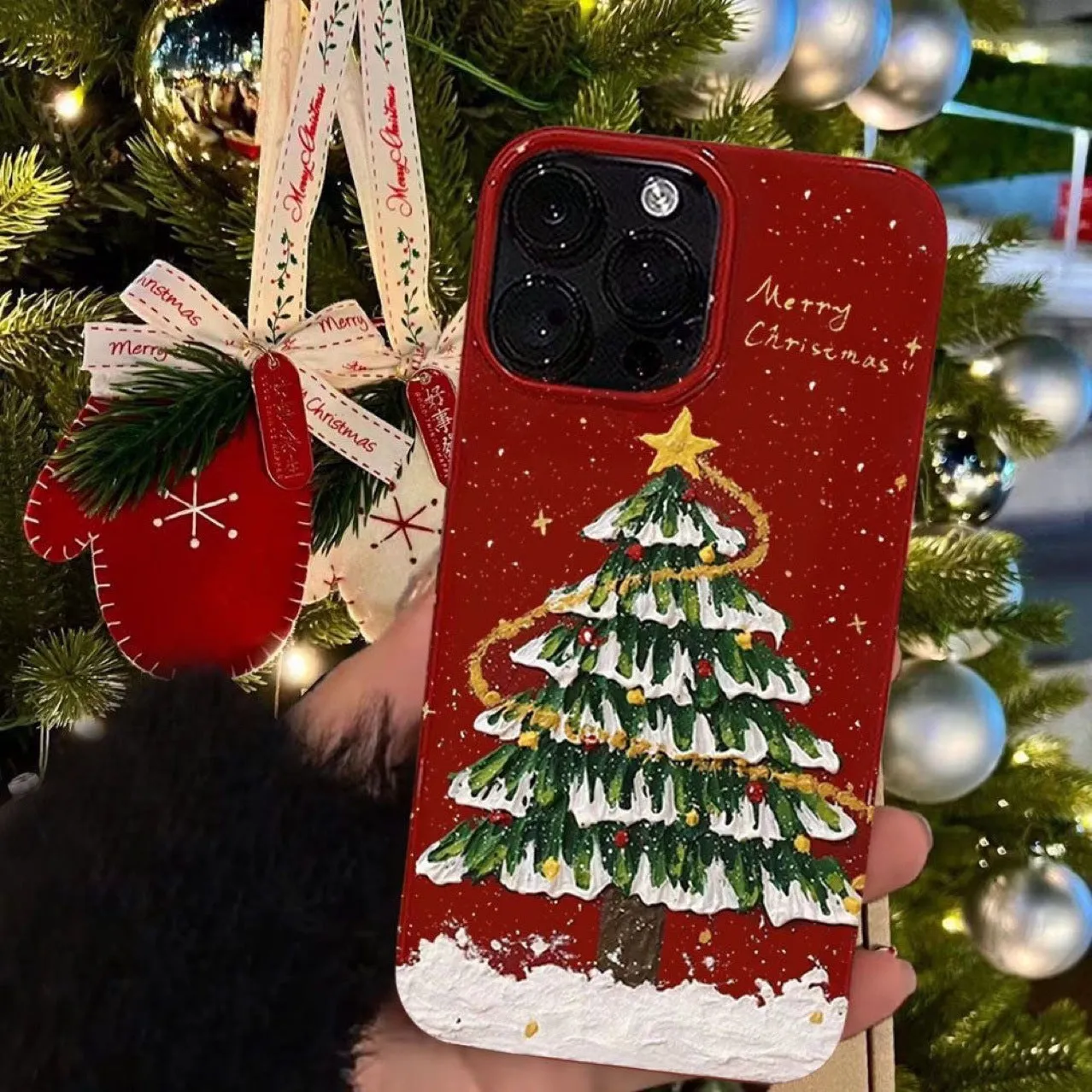 INSTOCK-Santa Claus Apple mobile phone case