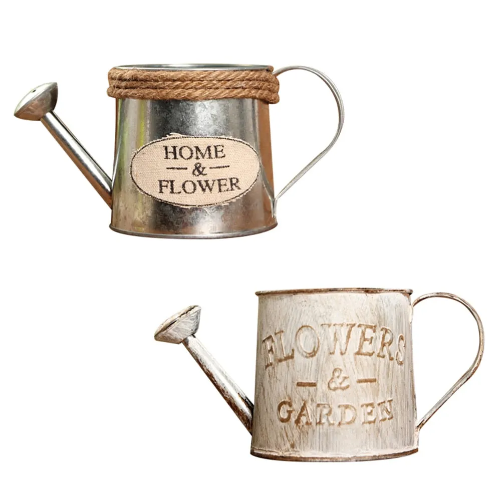 Iron Flower Bucket Pot