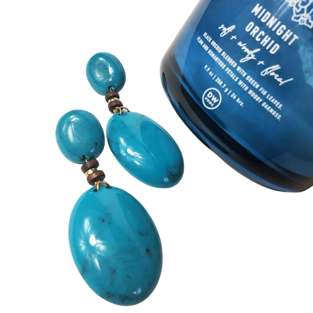 Jade-Orchid Earring