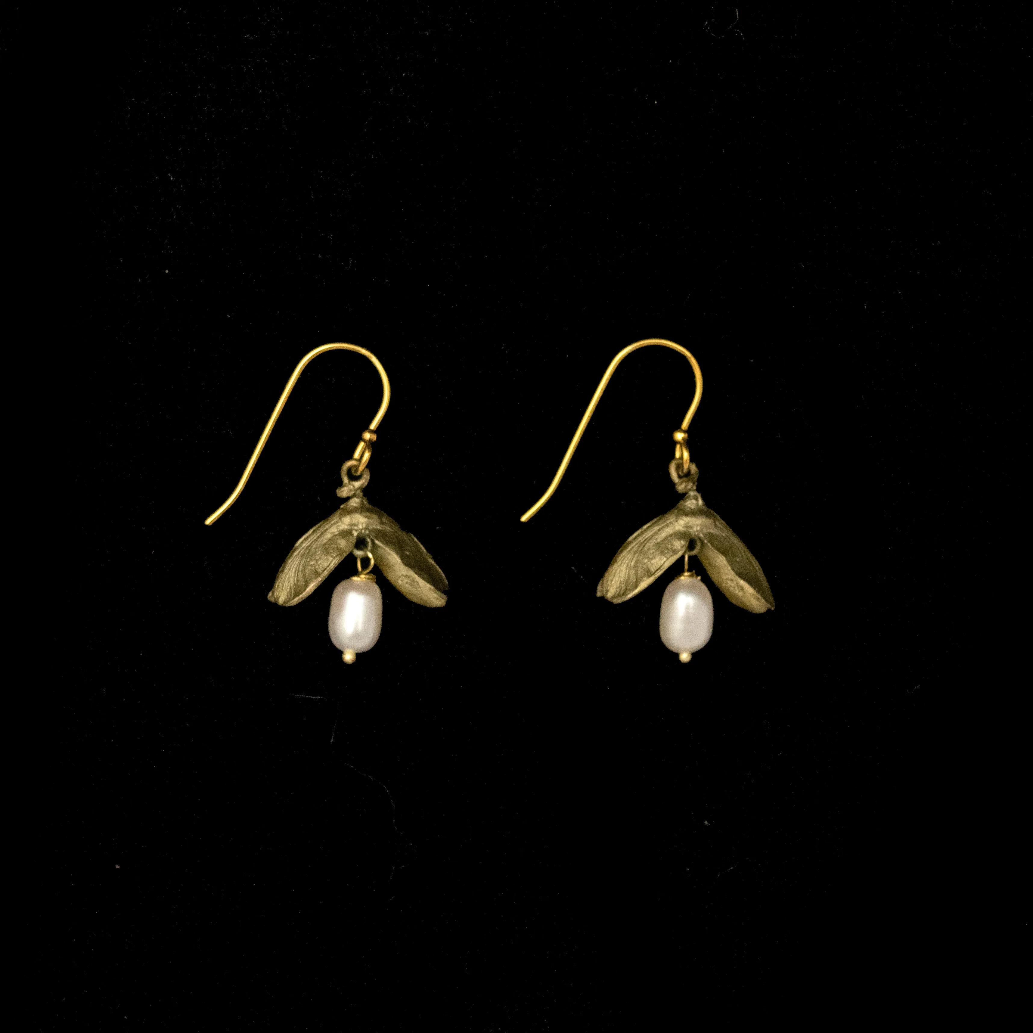 Japanese Maple Dainty Wire Earrings - Web Exclusive