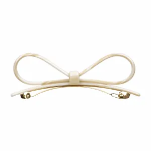 Joan White Alba Hair Clip