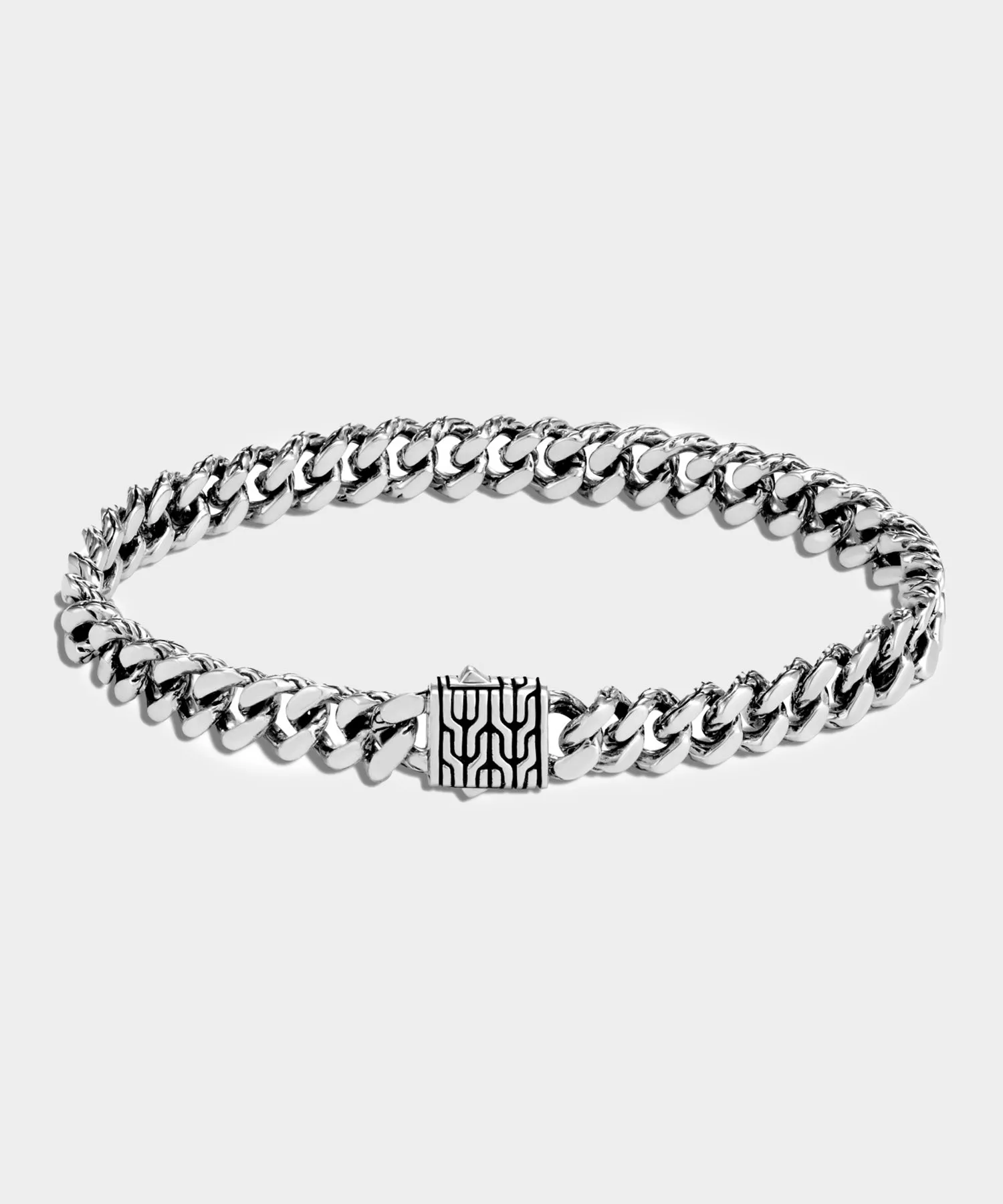 John Hardy Sterling Silver Curb Chain Bracelet, 7MM