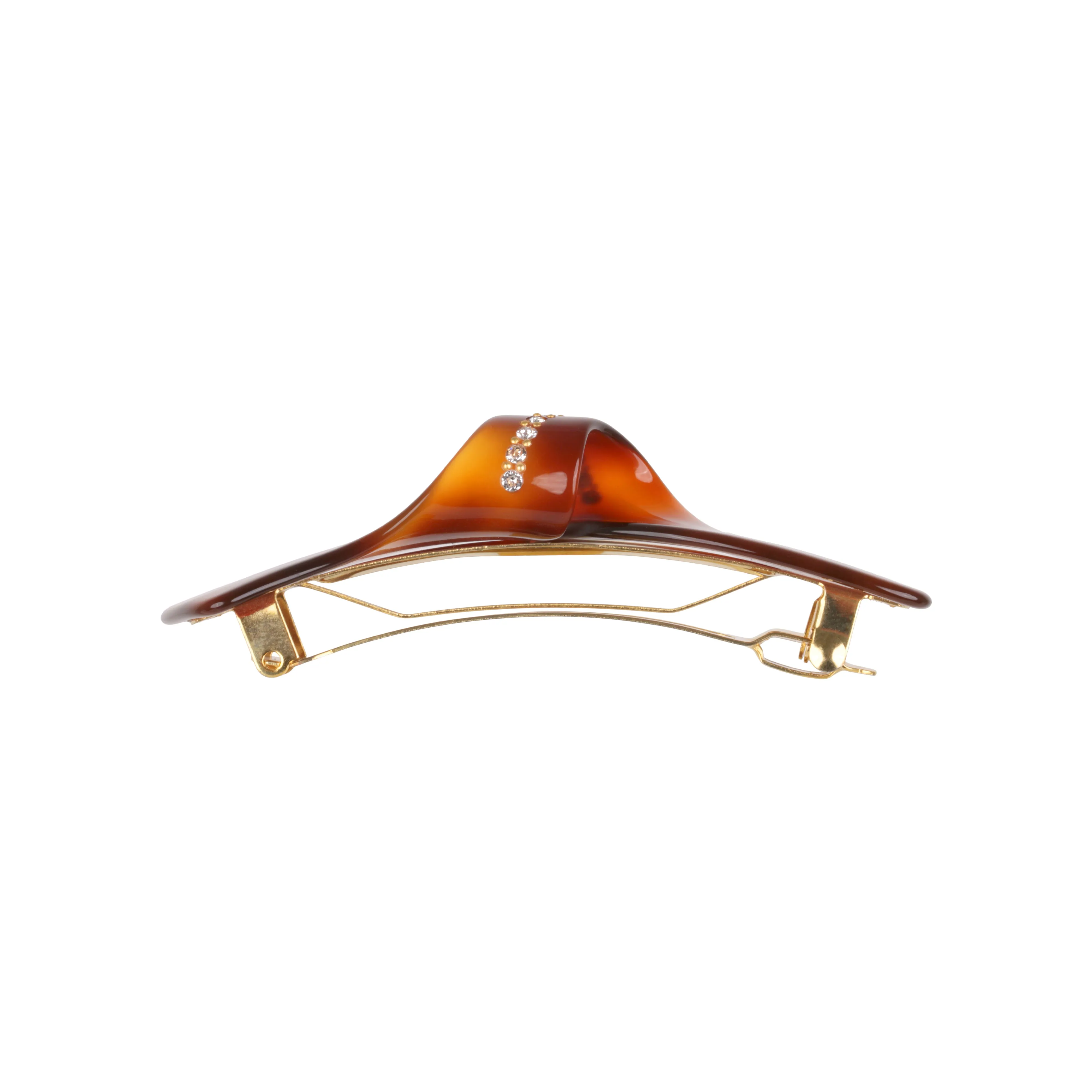 Julia Small Crystal Tortoiseshell Hair Clip